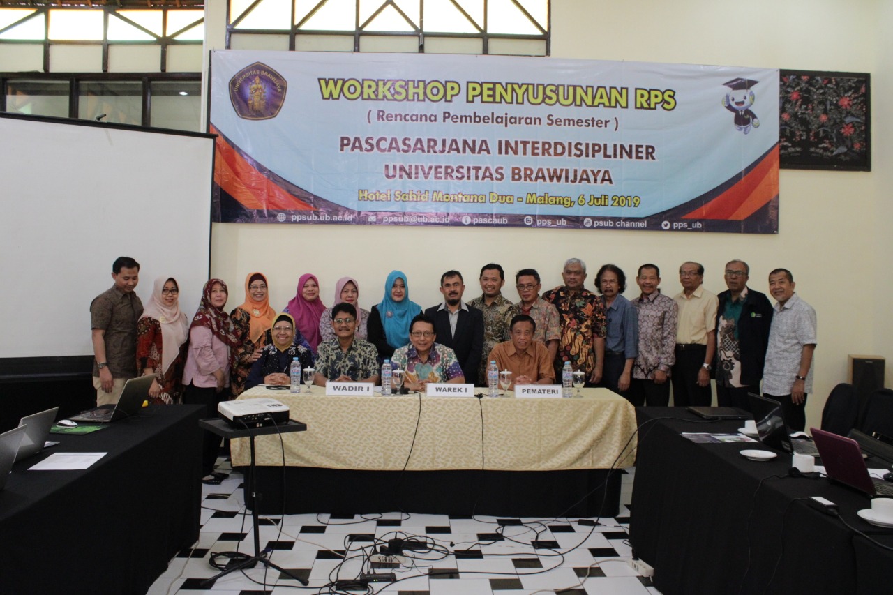 Workshop Penyusunan RPS (Rencana Pembelajaran Semester) Pascasajana ...